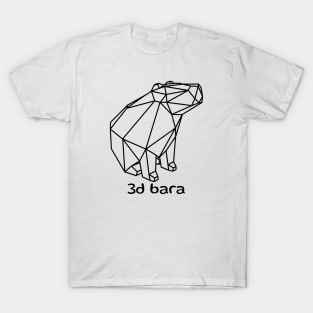 3D CAPYBARA FUTURE ROBOT SWAGORADE T-Shirt